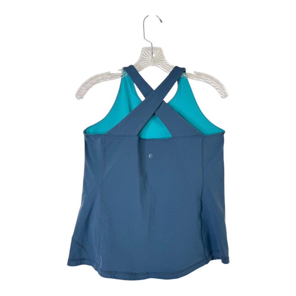 Lululemon Cross Back Zip Pocket Tank - Picture 2 of 4